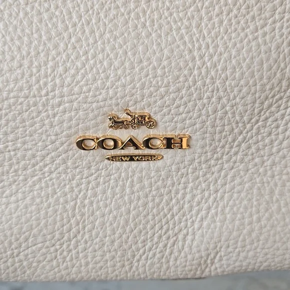 Coach Pennie Shoulder Handbag Leather With Brown Dust Cover Slip - Picture 5 of 17